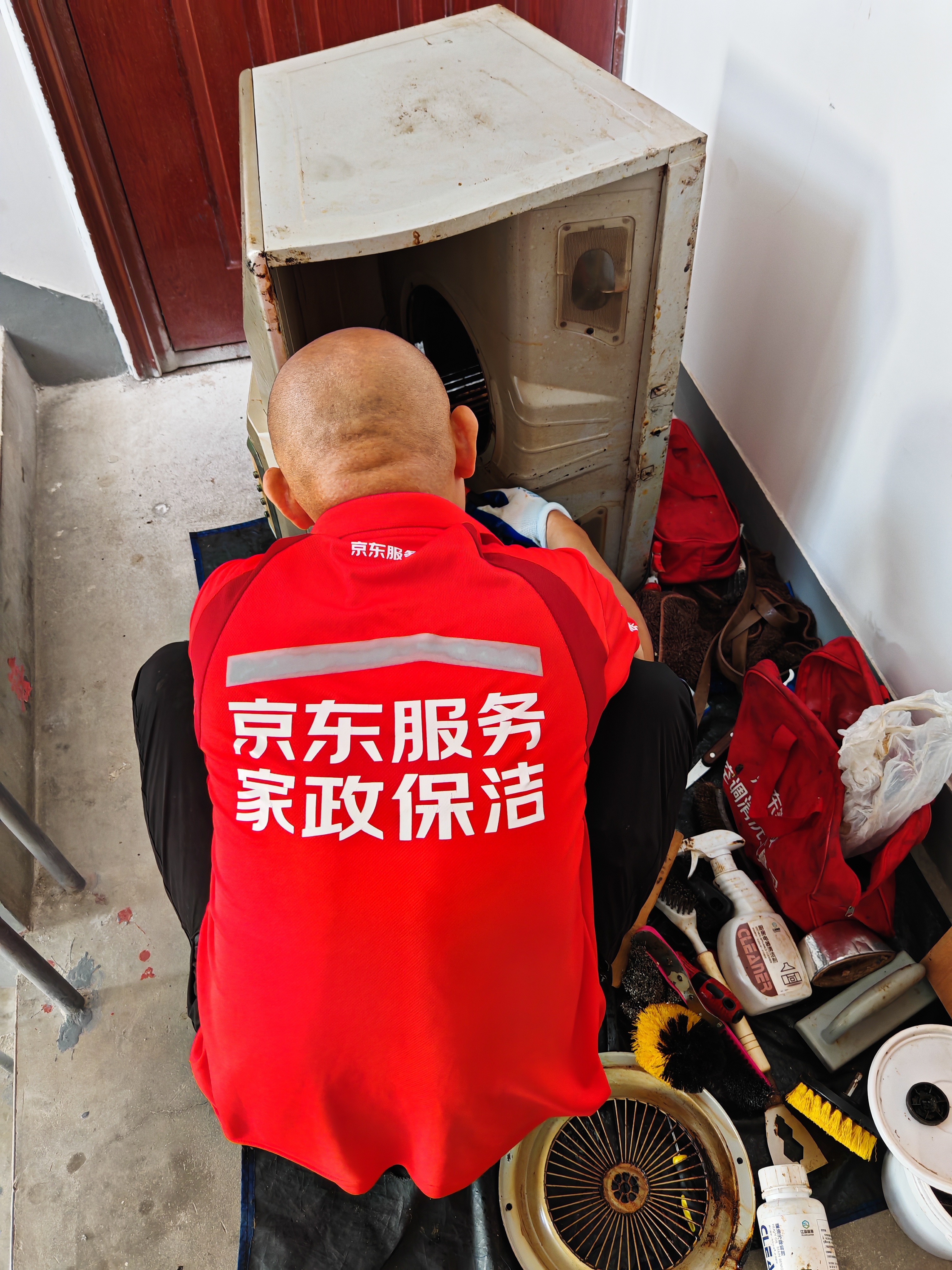 京东家政清洗 家用抽油烟机全拆洗 家电清洗上门服务清洁保养保洁 实拍图