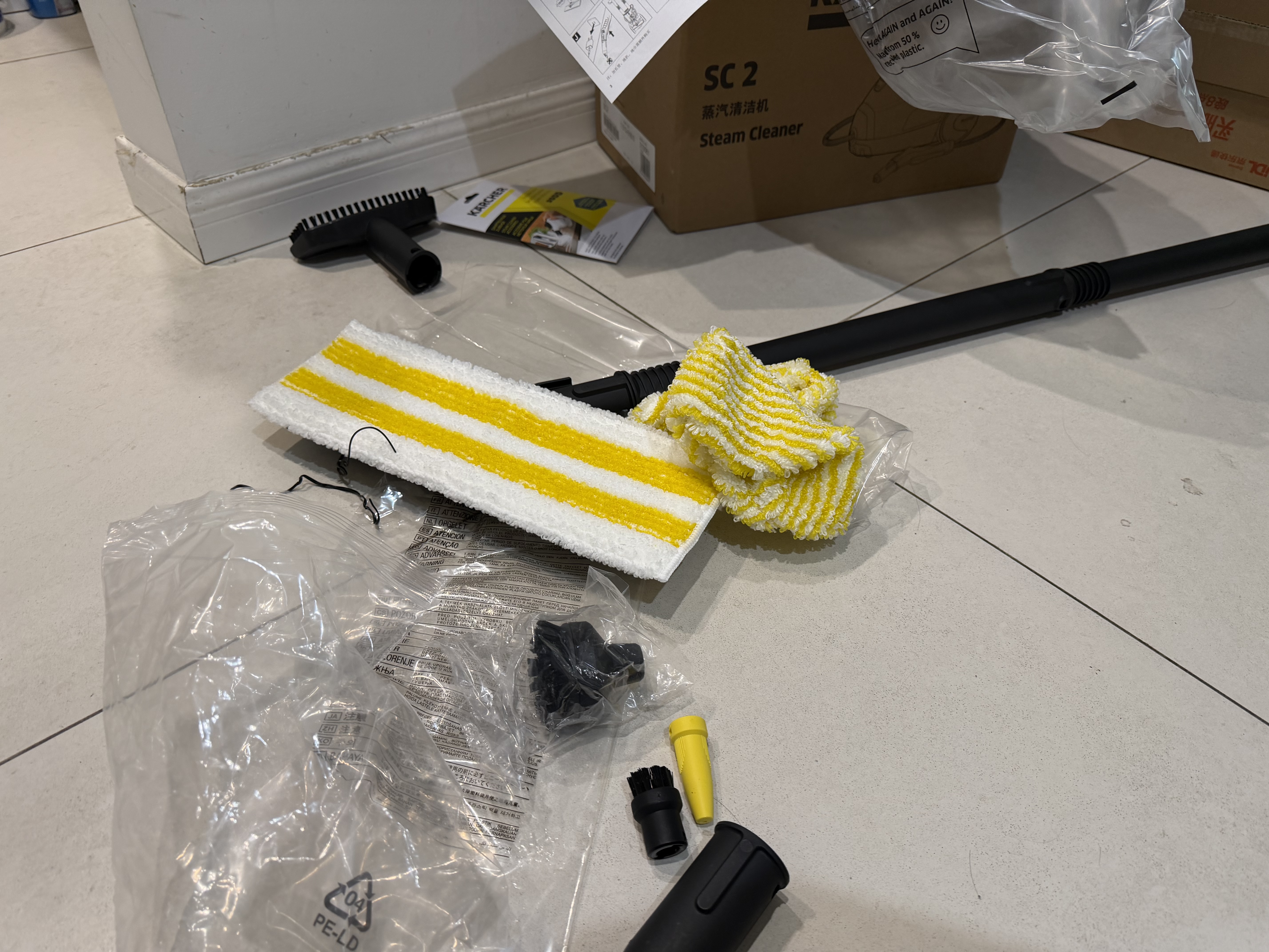 KARCHER德国卡赫 家用多功能高压高温蒸汽清洁机空调清洗机杀菌除螨 SC2 实拍图