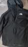 北面（The North Face）三合一冲锋衣外套男硬壳防水防风抓绒内胆连帽 JK3/黑色 M 实拍图