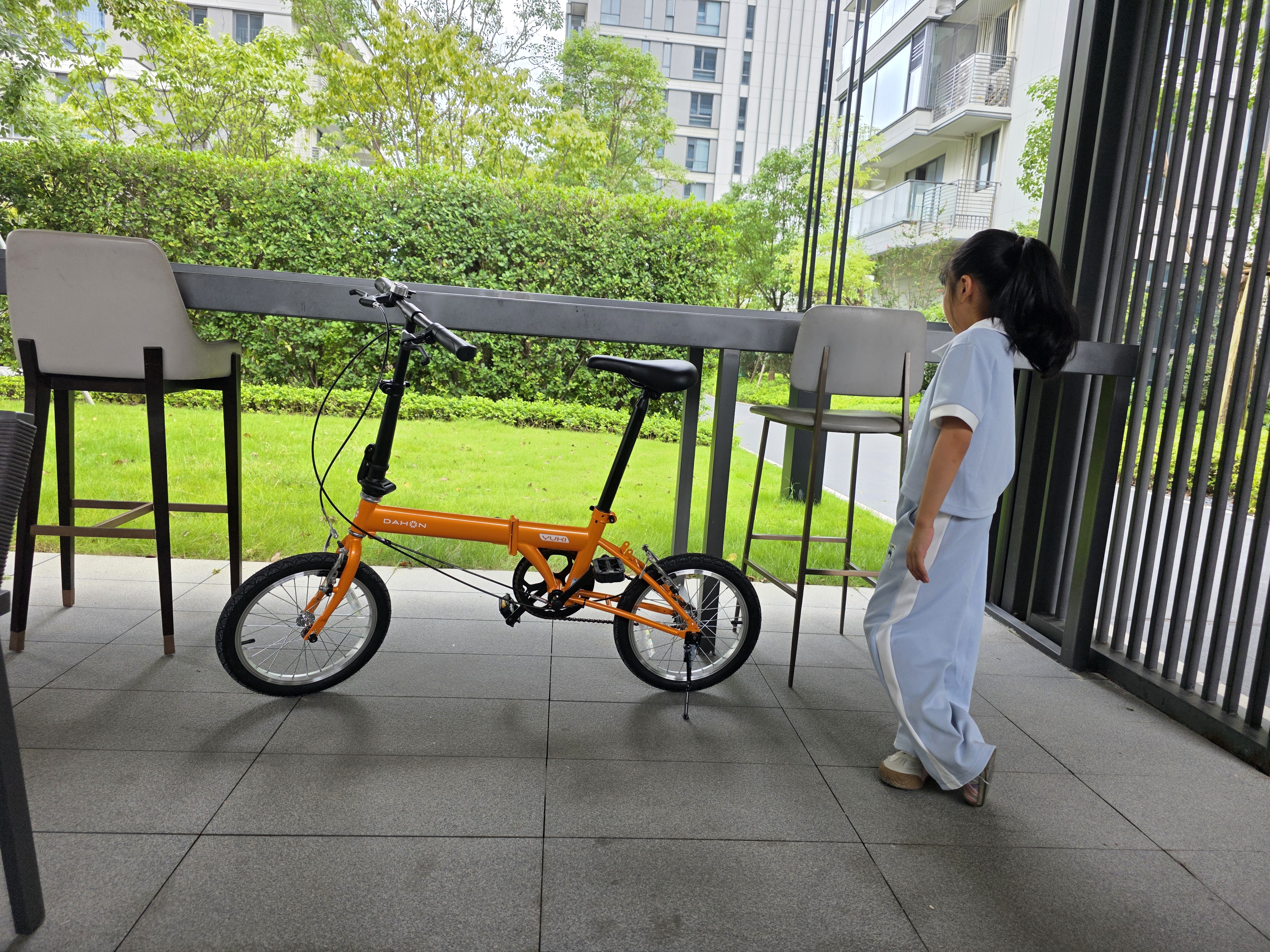 大行（DAHON）KT610折叠自行车16英寸城市通勤迷你成人男女学生便携小轮单车 橙色 实拍图