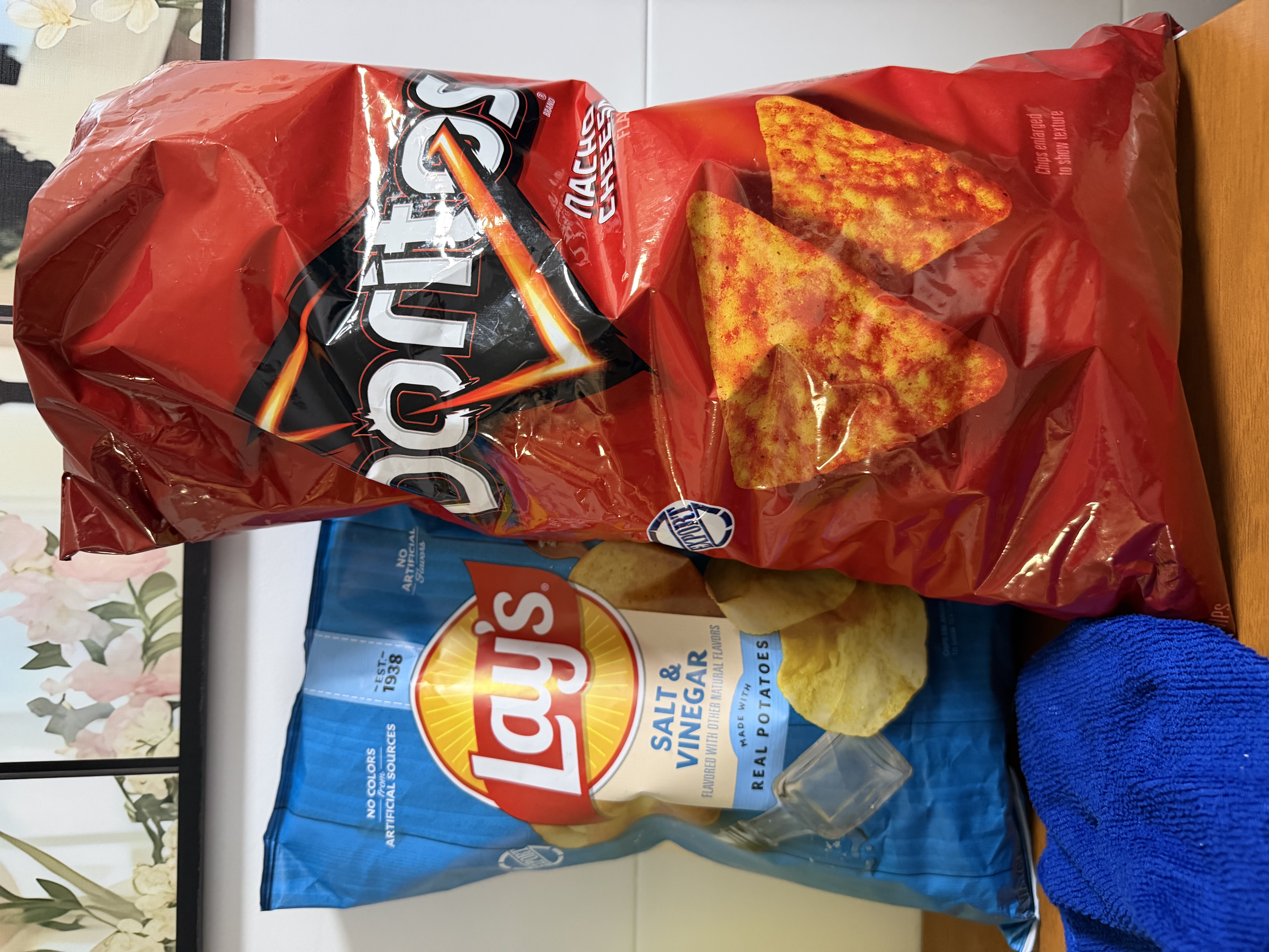 乐事（Lay's）薯片醋盐味薯片184.2g 美国进口 休闲零食膨化食品追剧小零食 实拍图