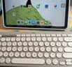 罗技（Logitech）时尚系列K390无线蓝牙键盘 超薄便携  K380升级版 白色 79键 实拍图