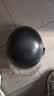 Andes HELMET3C认证电动摩托车头盔男女四季通用夏季透气防晒安全帽电瓶车骑行半盔 磨砂原黑【透明短】 均码 实拍图