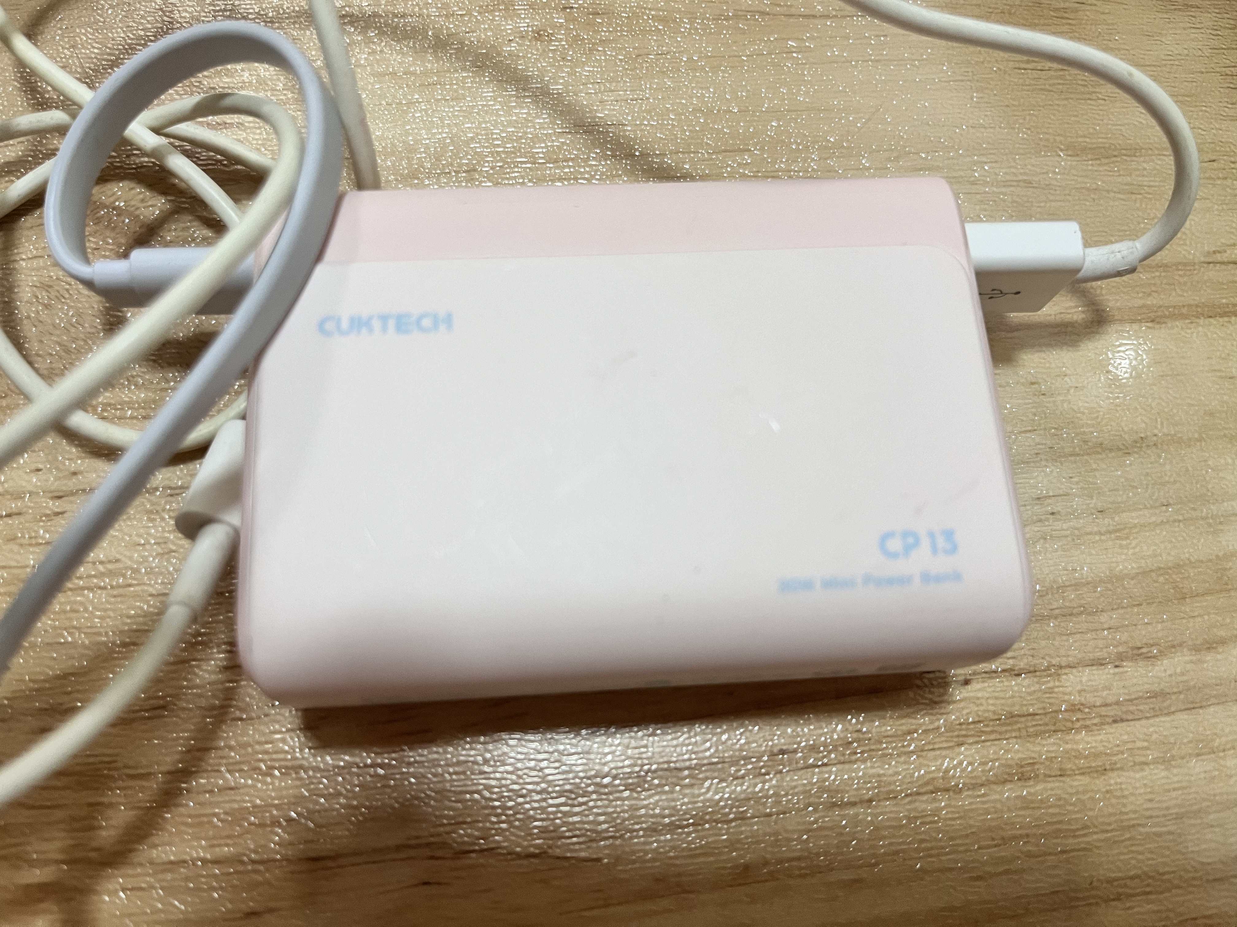 CUKTECH酷态科【3C认证可上飞机】充电宝30W快充小巧便携电芯10000毫安CP13电能块移动电源适用苹果18小米 实拍图