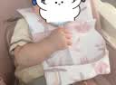 babycare婴儿口水巾围嘴围兜一次性柔软小方巾防脏围兜霸王龙托比20片 实拍图