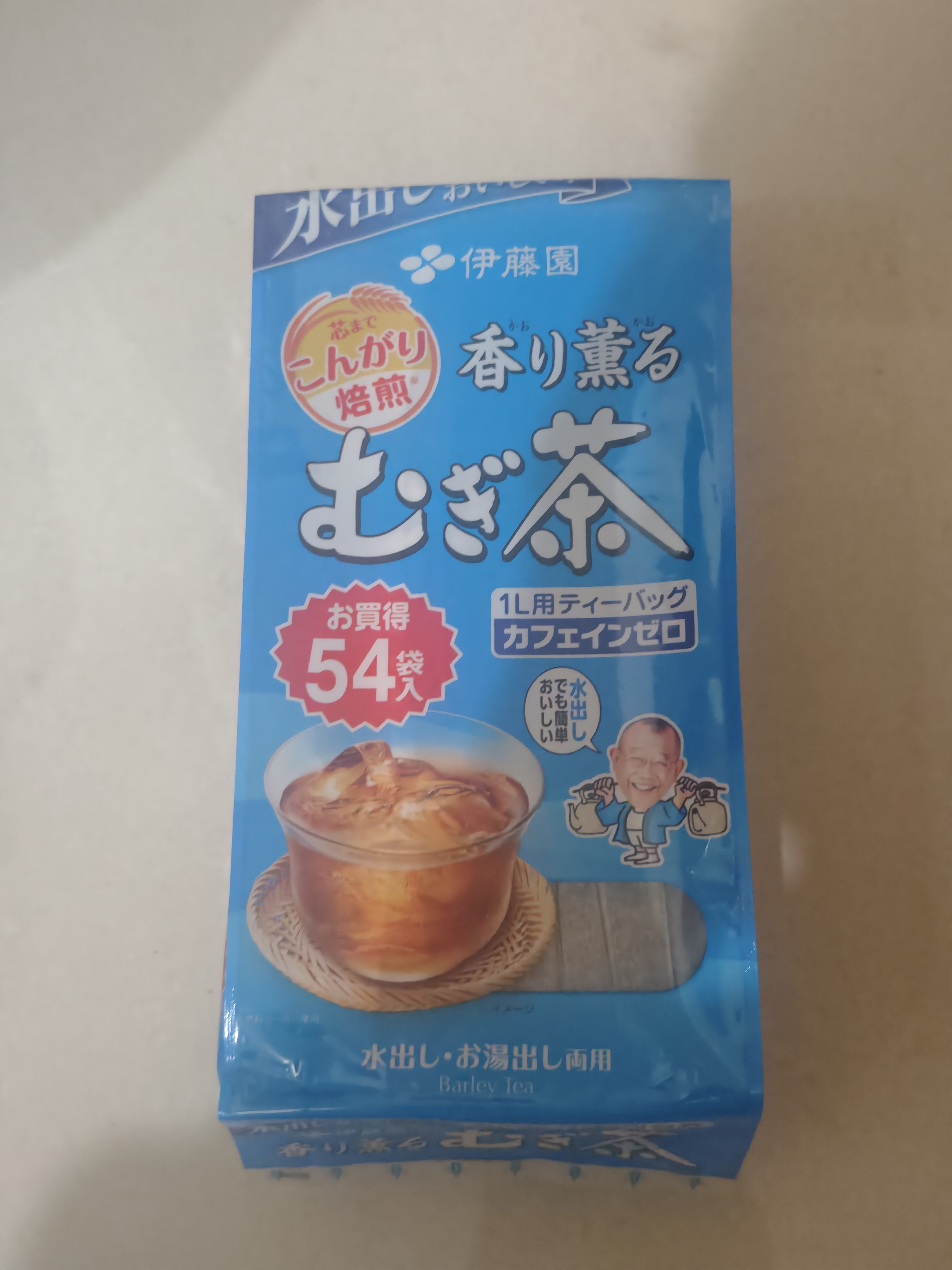 伊藤园（ITOEN）大麦茶茶包 日本原装进口袋泡烘焙 袋泡茶叶 405g（内含54小袋） 实拍图