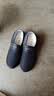 老北京男鞋舒适软底布鞋春秋透气单鞋一脚蹬中老年人轻便休闲鞋子 黑色 41 实拍图
