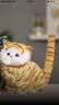 亦趣仿真猫玩偶会叫小猫咪毛绒玩具摆件可爱猫咪公仔女孩儿童生日礼物 会叫橘花猫咪+毛绒垫子 实拍图