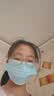 振德一次性医用外科口罩成人防尘鼻炎口罩医用三层稳健透气 蓝色300只 实拍图