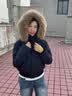 波司登（BOSIDENG）【谷爱凌同款】26冬新款90绒羽绒服女复古工装脱卸帽毛领保暖外套 【店长推荐】海滨深蓝5F77-卡码拍大 S 160/84A 体重约100-110斤 实拍图