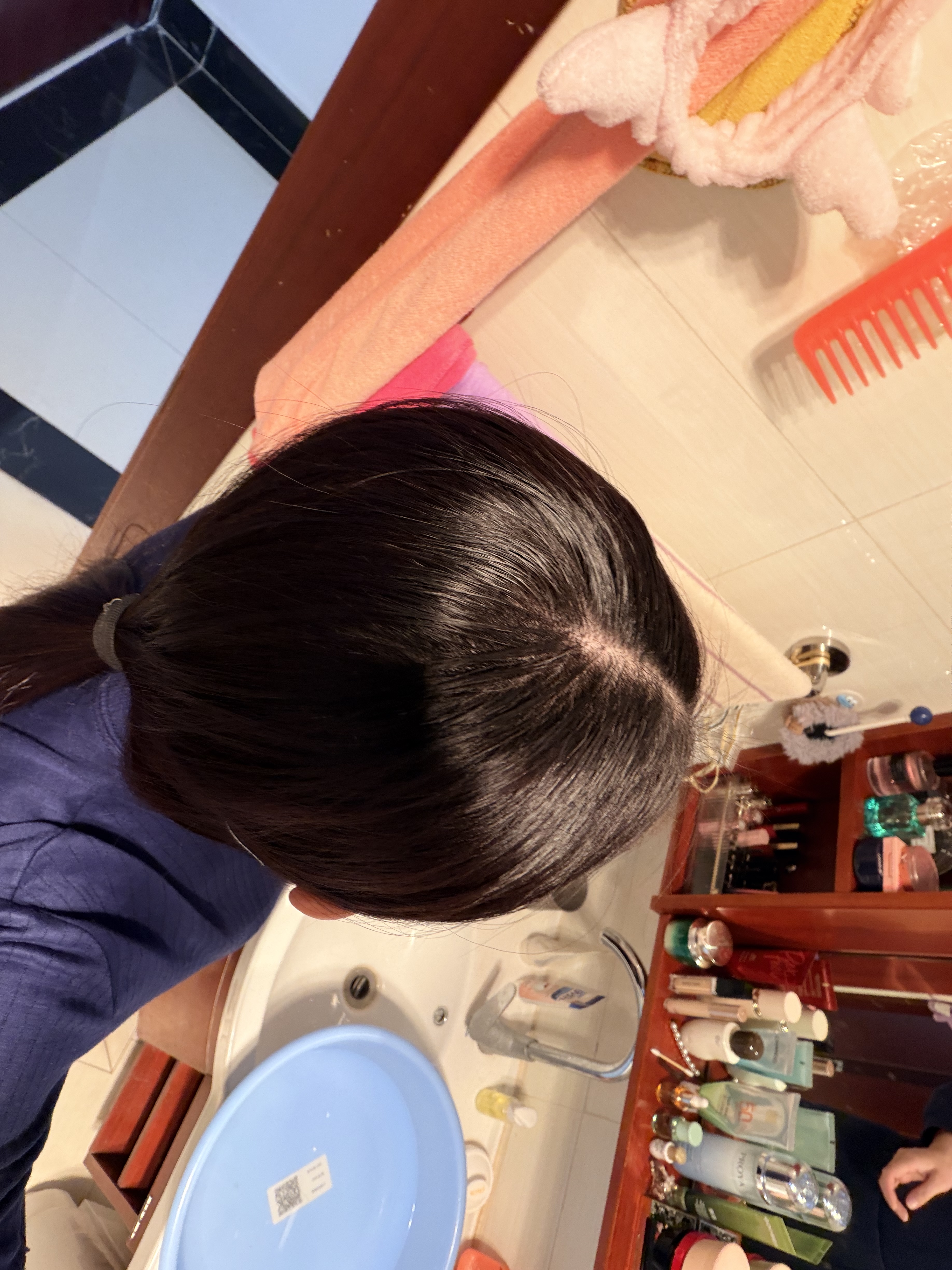 翘宠小金管美发棒植物盖白发神器不沾头皮不掉色染发笔防水防汗黑茶 实拍图