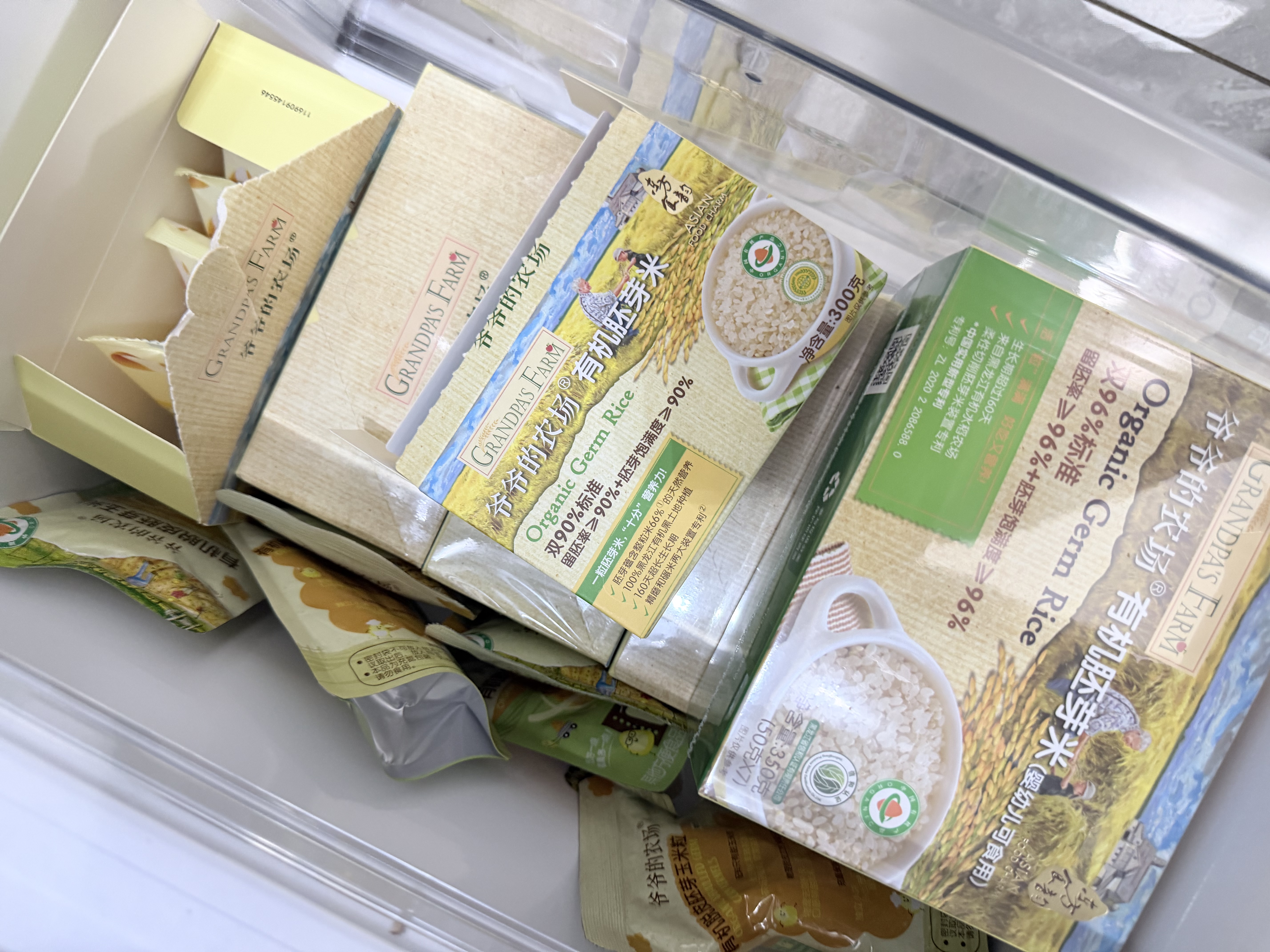 爷爷的农场有机胚芽米350g*3谷物米宝宝辅食大米粥儿童早餐享婴幼儿辅食食谱 实拍图