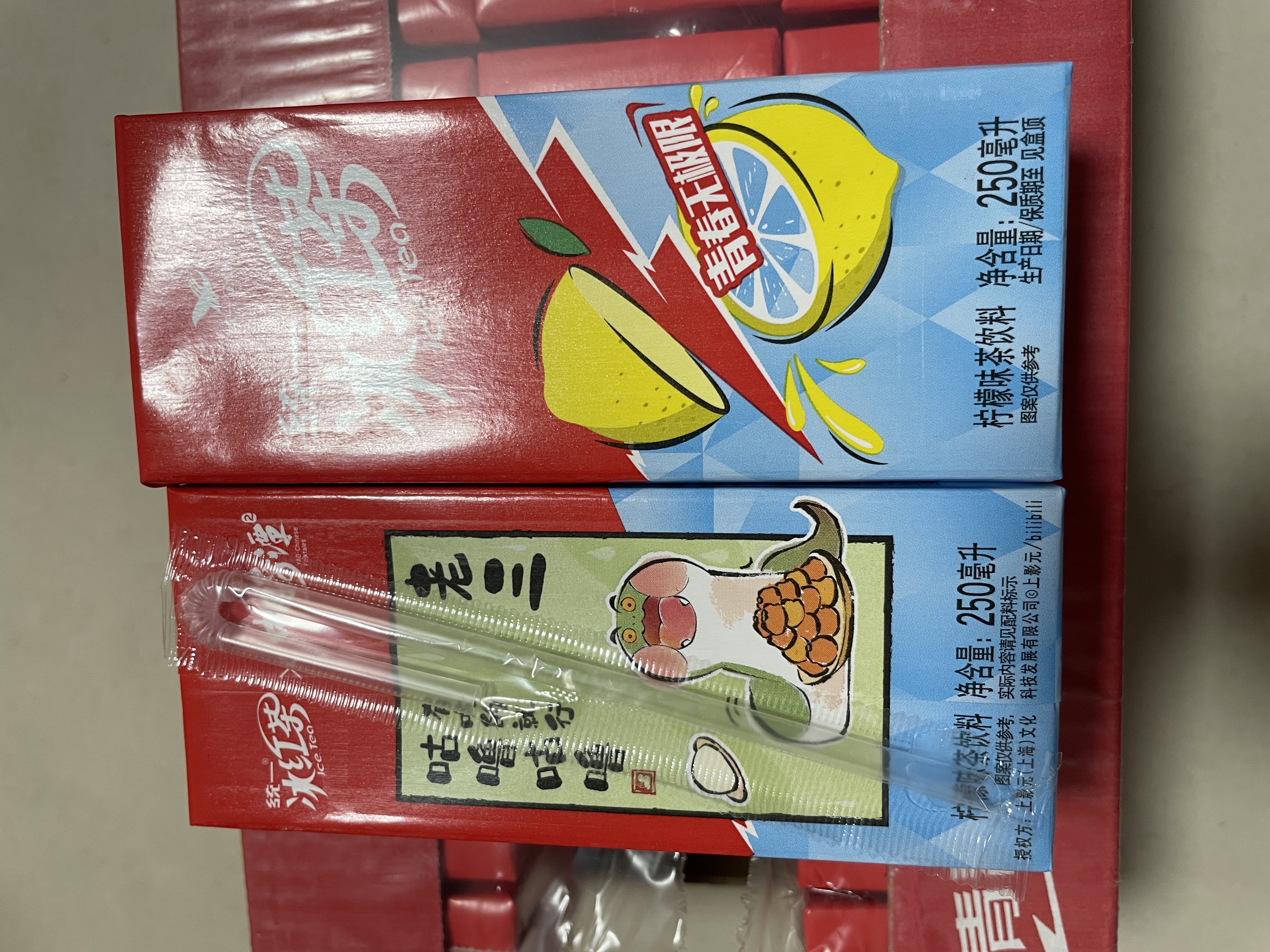 统一（President）冰红茶 茶饮料 250ml*24/箱 整箱装 实拍图