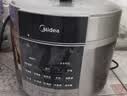 美的（Midea）8L大容量电压力锅 高压电饭煲家用8-10人电高压锅 智能预约多功能一体开盖炖煮煲汤电饭锅 E8129 实拍图