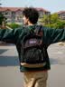 JANSPORT杰斯伯双肩背包女电脑包男大学生书包暮光复古皮革 4QVA008 实拍图