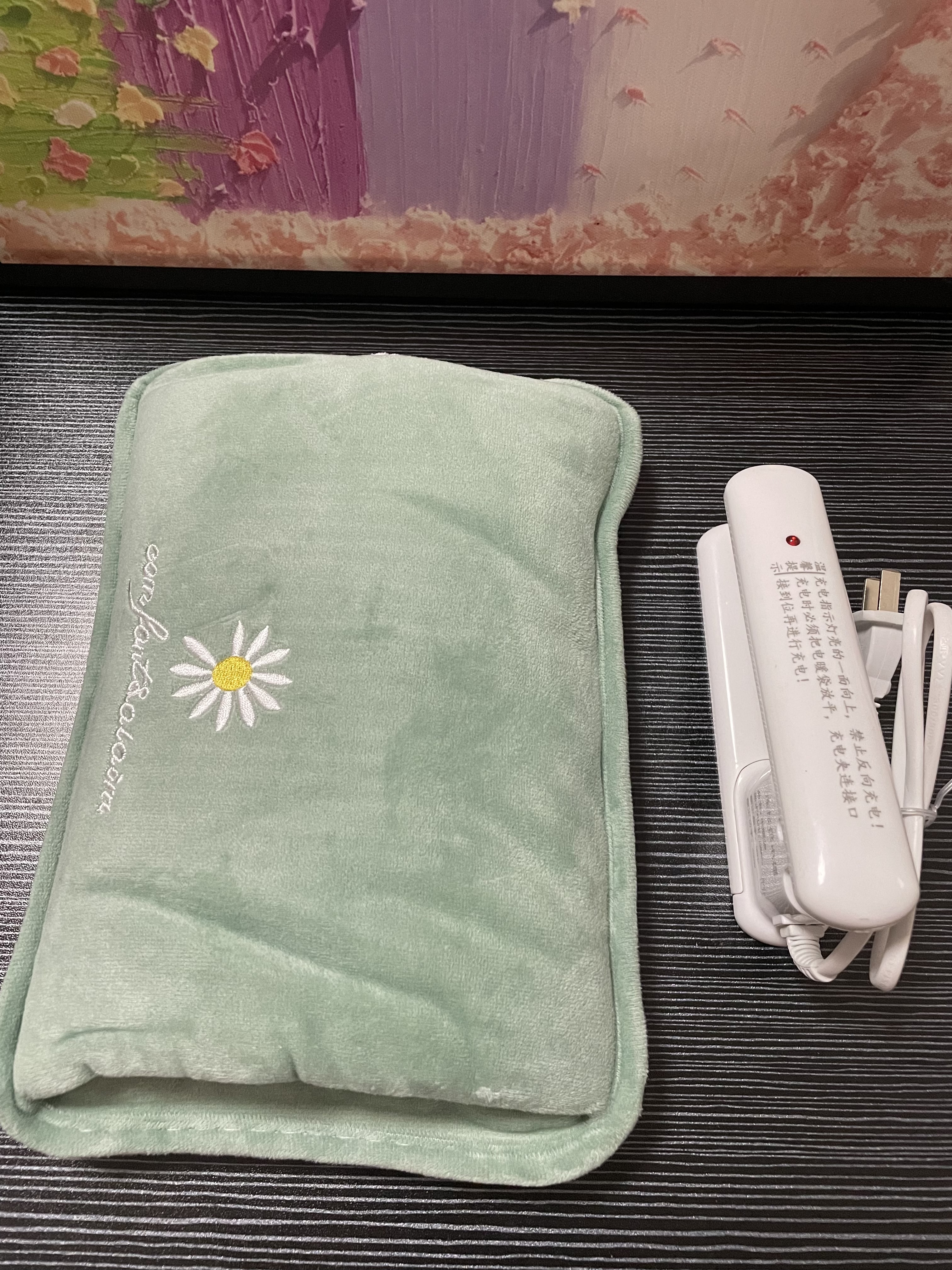赛亿 SHINEE热水袋充电暖手宝暖水袋暖宝宝双插手防爆加厚暖脚暖肚子热敷神器 实拍图