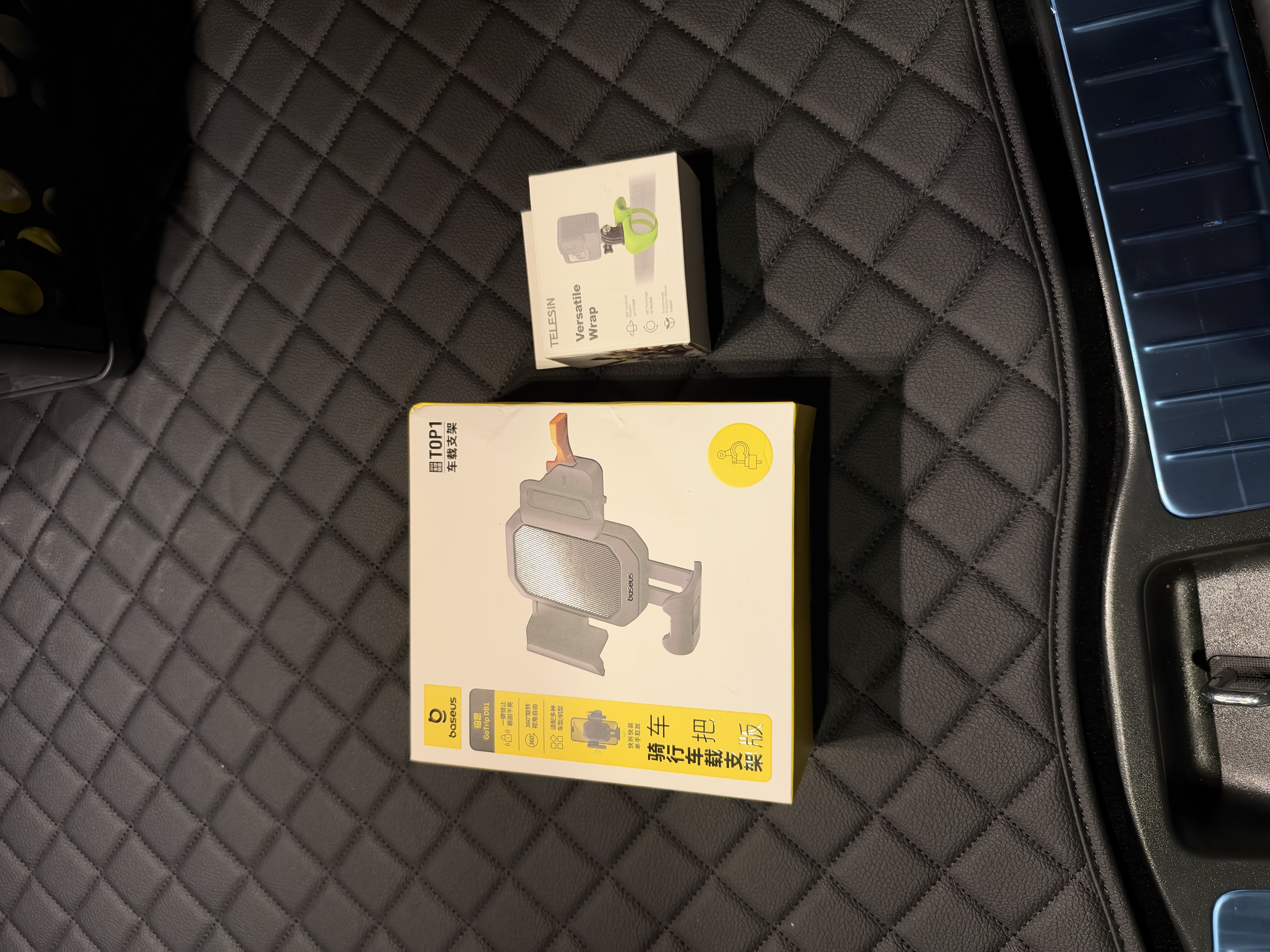TELESIN(泰迅)大疆action6/5pro 4车把夹nano柔性支架适配gopro固定支架insta360钓鱼自行车骑行支架 实拍图