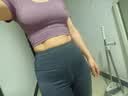 VICTORIATOURIST瑜伽服女运动套装夏季防晒跑步普拉提健身服美背含胸垫两件套 实拍图