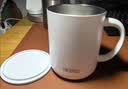 膳魔师（THERMOS）保温杯304钢男女士居家办公410ml咖啡杯茶杯保冷水杯子TCDJ-WH 实拍图