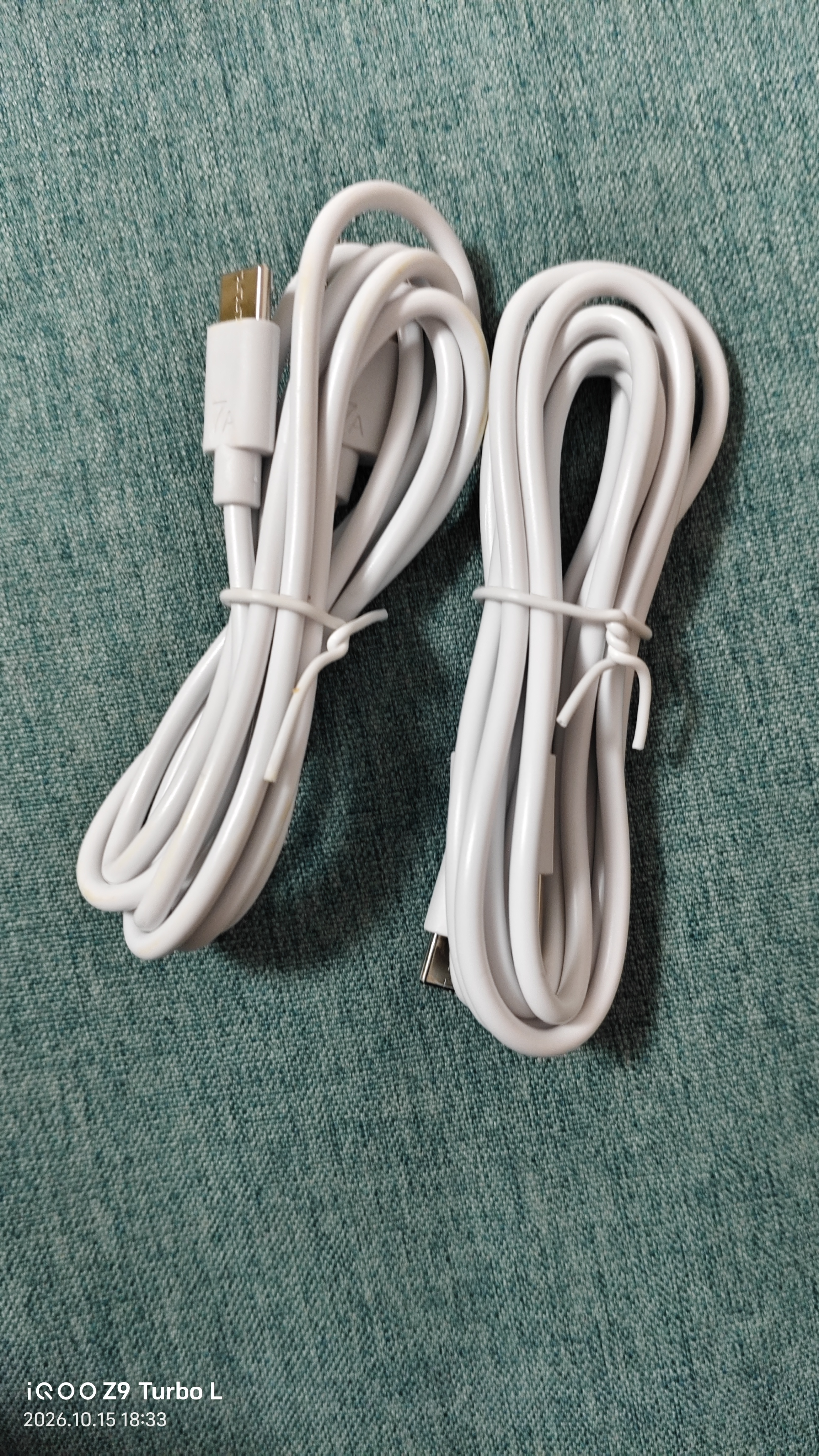 手机数据线适用华为tpyec7A快充p70p30p40mate荣耀nova7pro小米vivo手机tapyc充电线安卓typc 【1.5米2条】7A快充120W-TYPEC口 实拍图