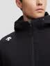 迪桑特（DESCENTE）TRAINING综训运动健身防泼水男士加绒梭织上衣 BK-黑色 2XL (185/104A) 实拍图