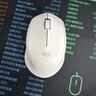 罗技（Logitech）M330 静音鼠标 无线鼠标 办公鼠标 右手鼠标 带无线微型接收器 白色 实拍图