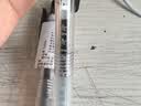 斑马牌（ZEBRA）十周年纪念版学霸中性笔 0.5mm子弹头按动中性笔 学生刷题签字笔花朵刻度JJM88 黑色 5支装 实拍图
