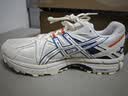 亚瑟士ASICS男女回弹耐磨透气越野跑鞋 GEL-KAHANA 8 米色/蓝色 42 实拍图
