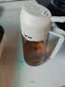 双枪油壶喷油壶 倒油喷油一体食用油玻璃油壶厨房家用不挂油 奶油白 实拍图
