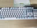 银雕(YINDIAO) K500键盘彩包升级版 机械手感 游戏背光电竞办公 USB外接 全尺寸 白蓝双拼混光有线键盘 实拍图