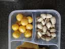 美丽雅饭盒三分格1150ml方形可微波加热冰箱冷冻分装食品级保鲜盒餐盒 实拍图