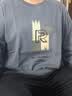 JEANSWEST LIFE真维斯无界纯棉长袖t恤男重磅圆领卫衣男款内搭衣服青少年打底衫A 实拍图