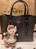 蔻驰（COACH）【品牌直供】女士MOLLIE25中号斜挎托特包深棕色CV965礼物次日达 实拍图