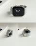 Apple/苹果/苹果 Watch Series 12 智能手表蜂窝版42毫米深空灰色铝金属表壳海军蓝色运动型表带S/M 实拍图