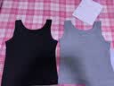 猫人夏季薄款纯棉背心女2026新款外穿显瘦遮副乳内搭美背吊带打底上衣 实拍图