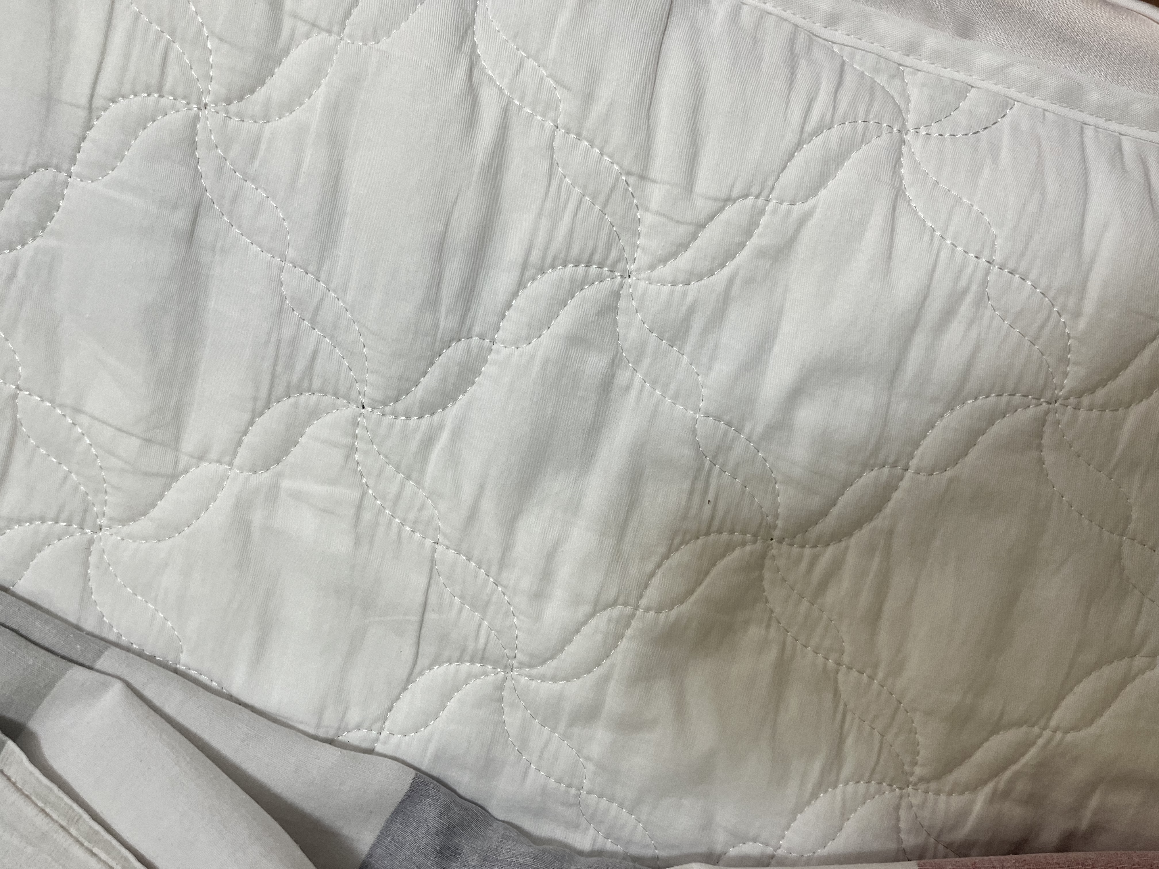 无印良品A类全棉夹棉床笠单件1.8x2米床套罩床垫套纯棉全包床罩 180*200cm 实拍图