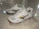 美津浓（MIZUNO）CYCLONE SPEED CN排球鞋综合室内外训练鞋男女款羽毛球鞋乒乓球鞋 白金 【颜值与实力并存】 41 =265mm 实拍图