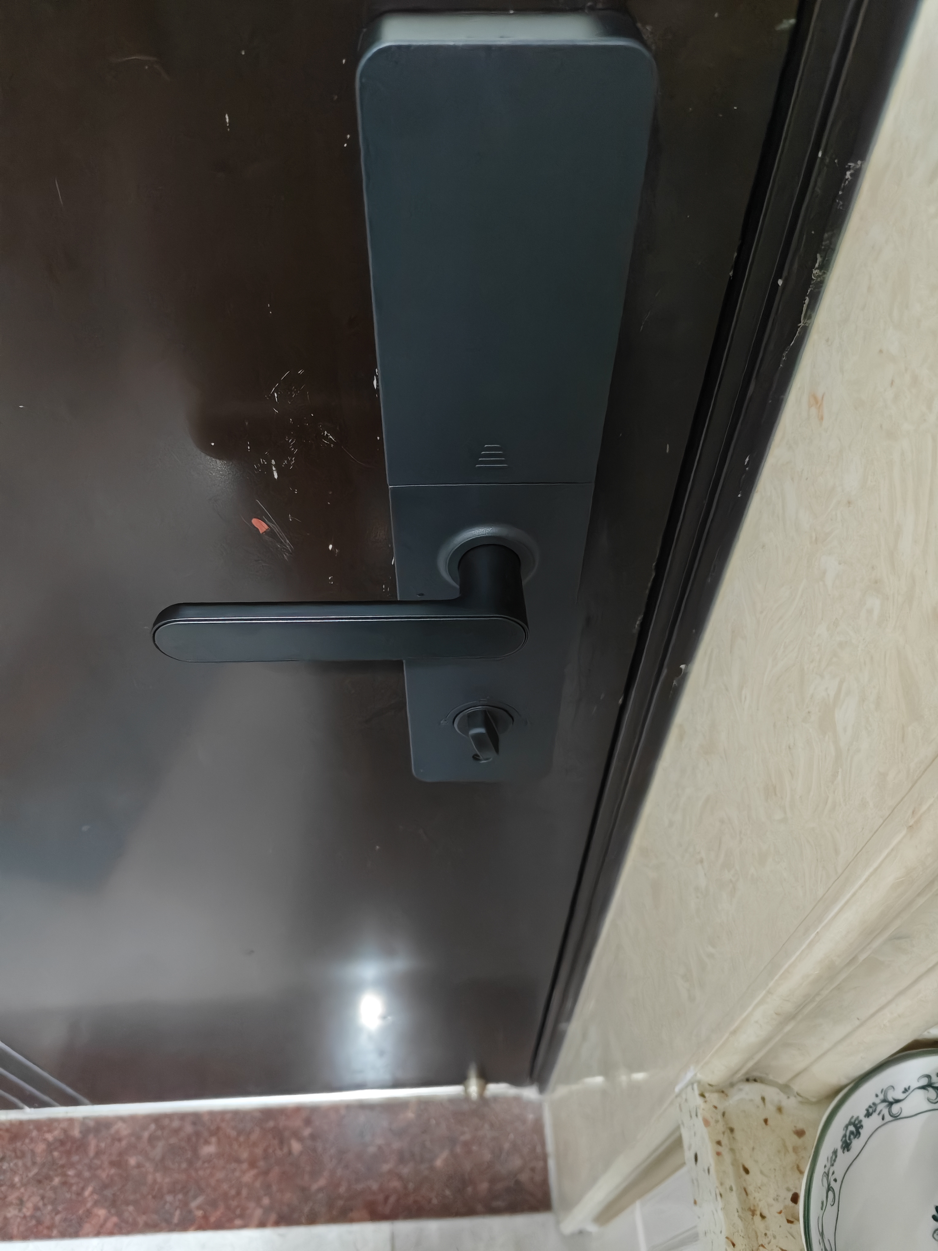 BECK智能门锁十大品牌家用指纹锁入户密码锁防盗智能电子锁 V10W 实拍图