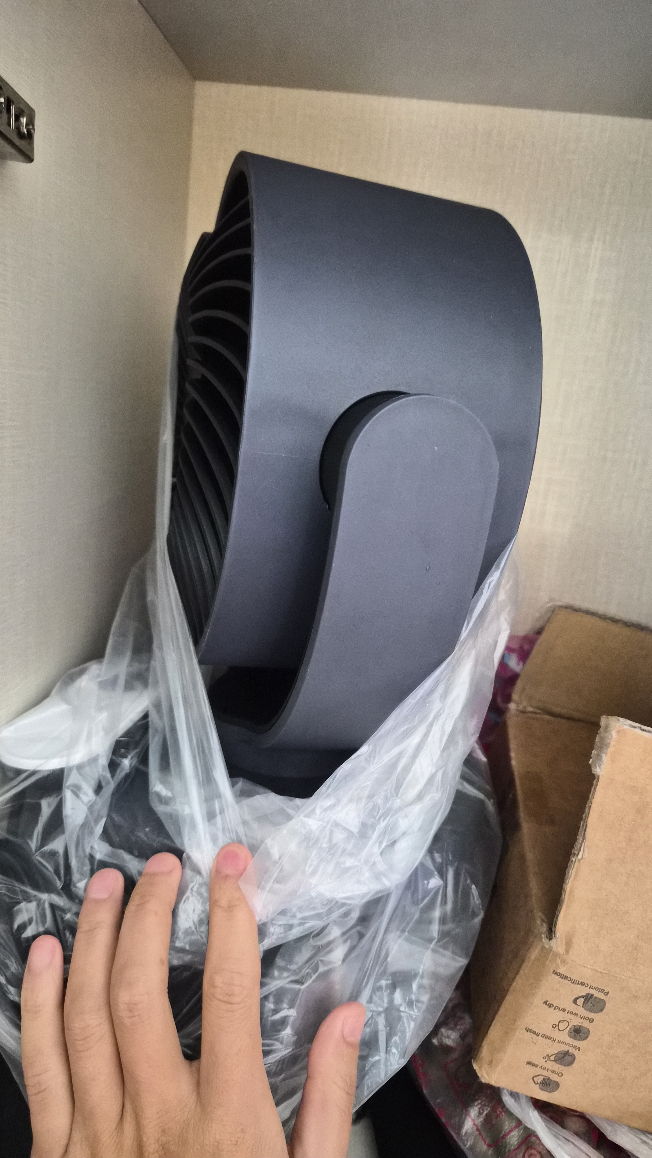 格力（GREE）空气循环扇家用电风扇台式桌面小风扇卧室办公宿舍摇头电扇节能大风量排气扇涡轮对流换气空调伴侣 整屋循环送风-遥控定时款（FXT-1506Bg3） 实拍图