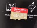 Sandisk闪迪256GB TF(MicroSD)内存卡4K极速金卡A2 V30 U3兼容大疆Pocket3/4P/Action 6运动相机/无人机存储卡 实拍图