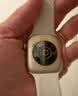 Apple/苹果 Watch Series 12 智能手表GPS款42毫米浅金色铝金属表壳沙砾色运动型表带S/M MJF14CH/B 实拍图