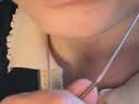 莎妍茜免绑直穿款米色蜡皮绳穿黄金吊坠挂绳翡翠戒指水晶锁骨懒人项链绳 实拍图