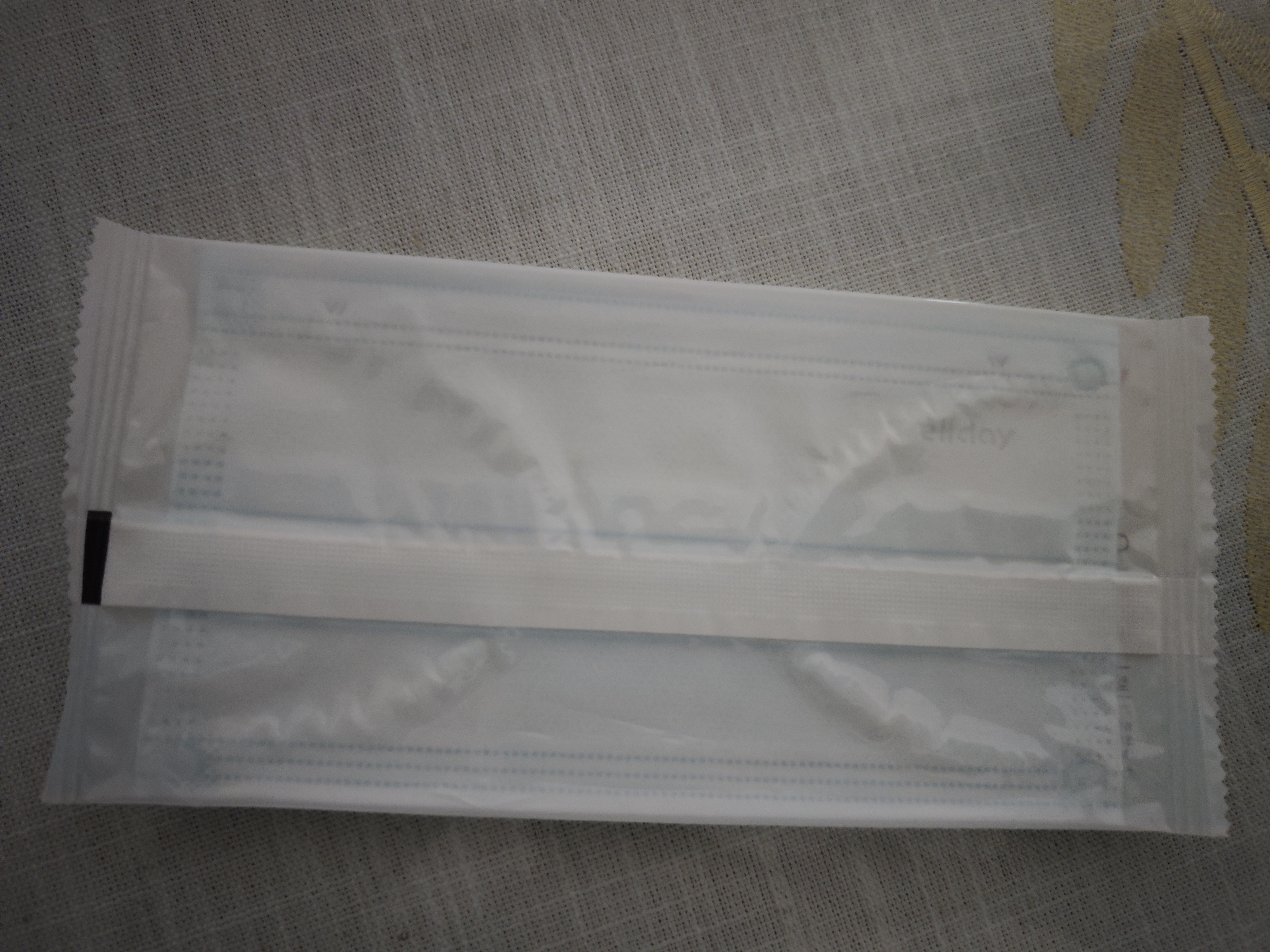 维德（WELLDAY）一次性医用口罩成人A1蓝色外科防尘防晒花粉鼻炎过敏50个/盒 实拍图