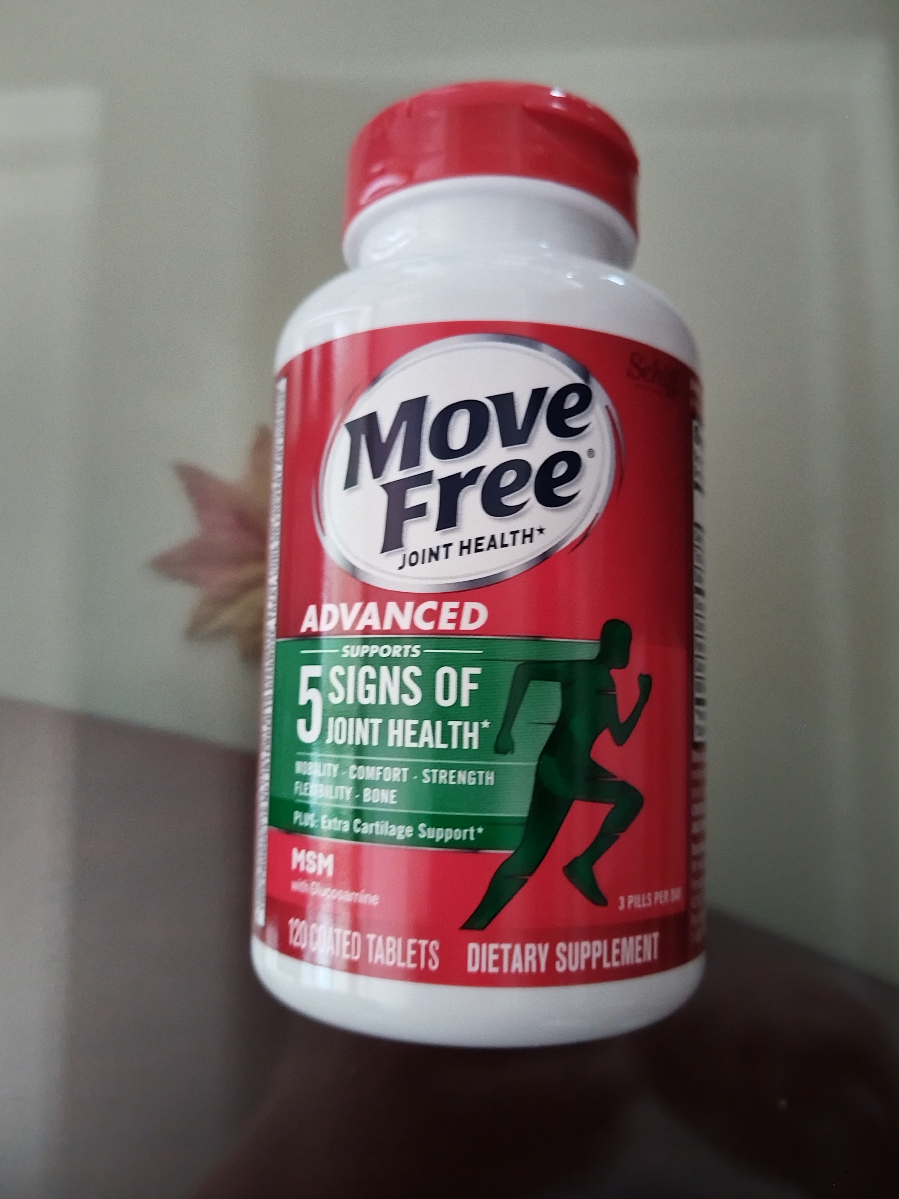 Move Free益节氨糖软骨素钙片绿瓶120粒 维骨力成人中老年人美国原装进口 实拍图