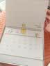 朗捷（longe）台历2026年日历马年月历大格子书写计划本式年历简约办公桌面日历摆件桌历定制 百花齐放（当月+27全年） 实拍图