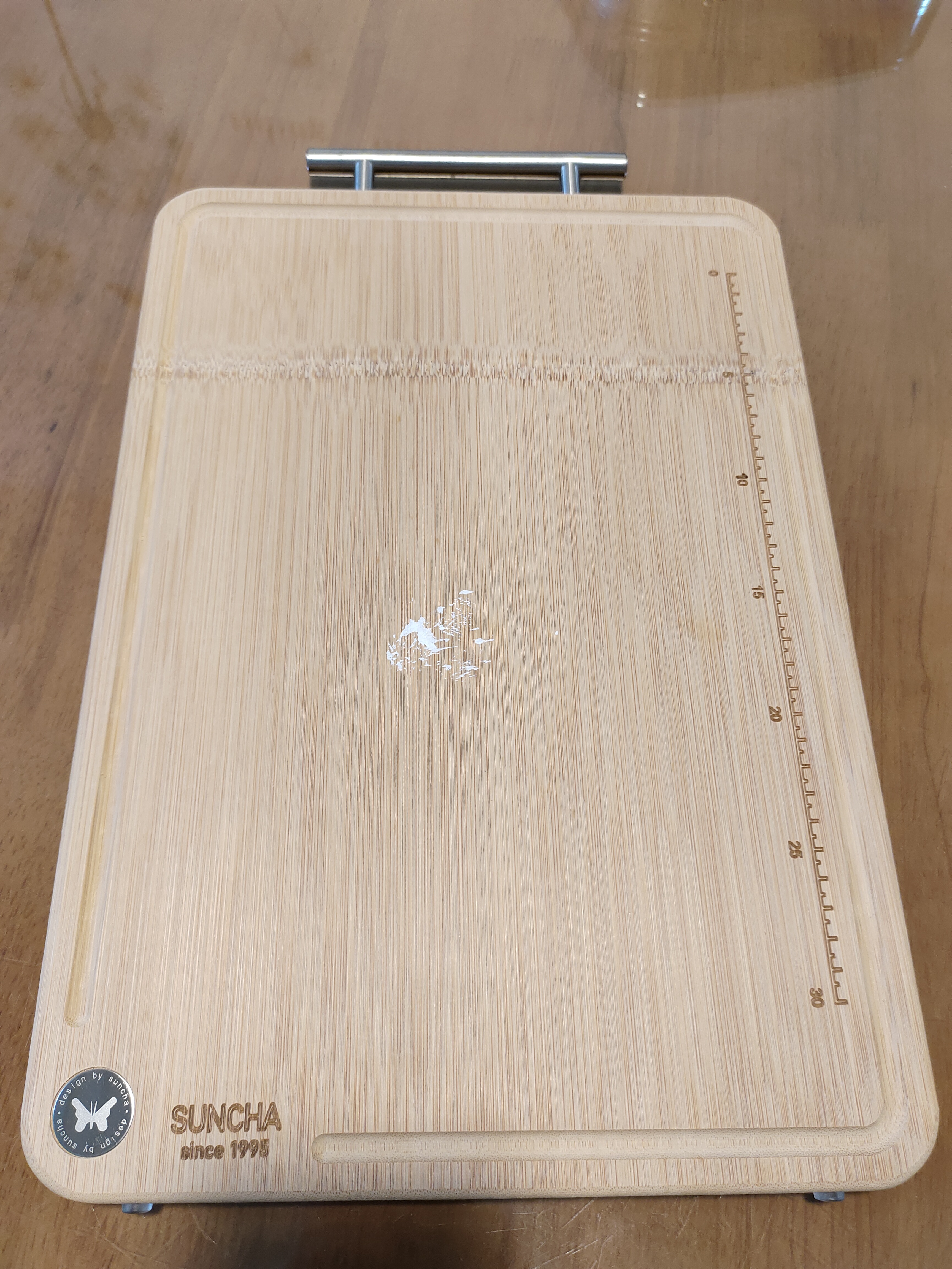 双枪整竹切菜板家用抗菌防霉食品级砧案板厨房面板竹菜板40cm 实拍图