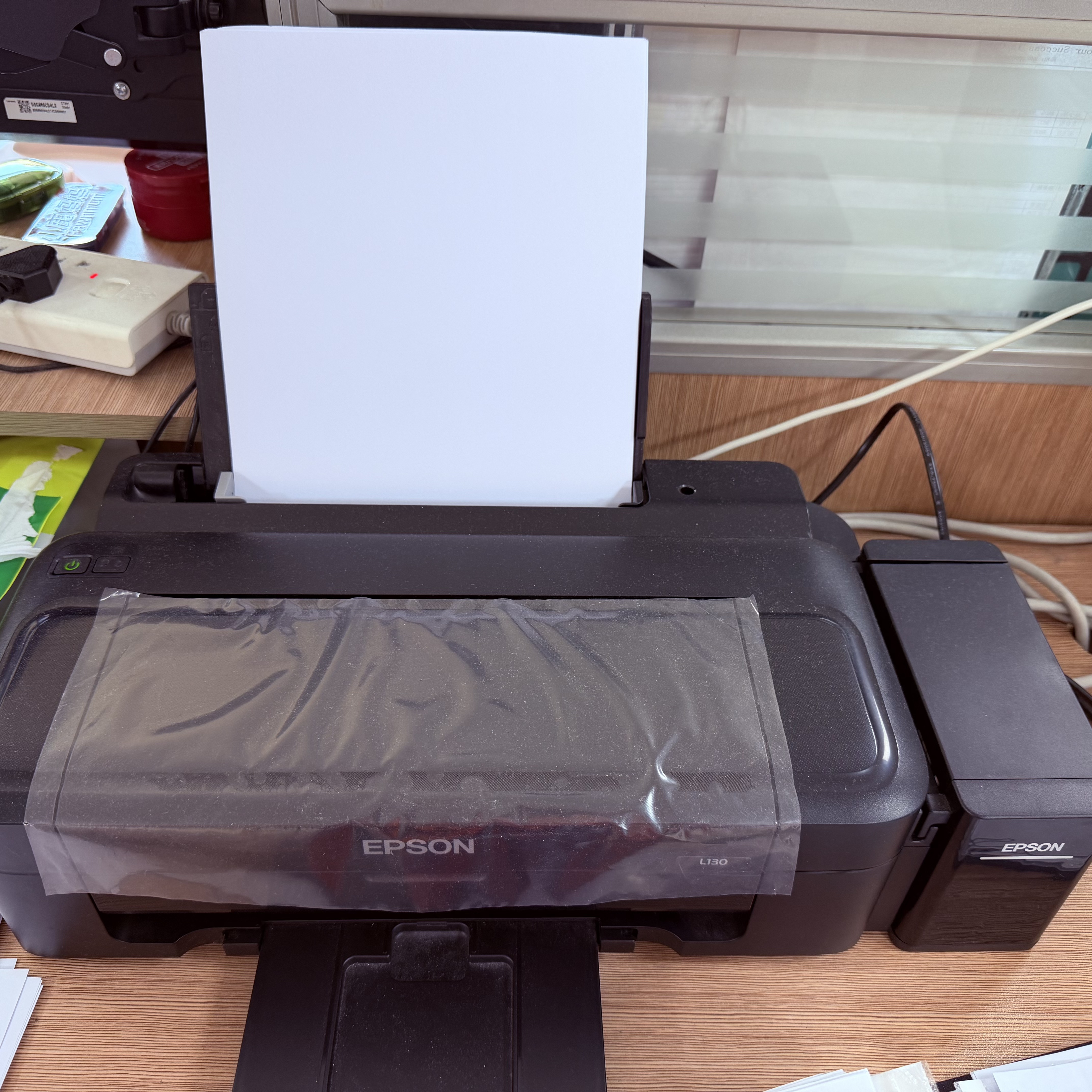 爱普生（EPSON） 喷墨打印机 墨仓式连供 彩色办公家用 文档 照片打印 可循环加墨使用 低成本 L130墨仓式【彩色喷墨单打印 USB连接 】 实拍图