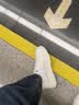 百丽（Belle）小白鞋女鞋商场款厚底增高一脚蹬单鞋透气休闲鞋U8N1DAM3 白色 37 (235mm) 实拍图