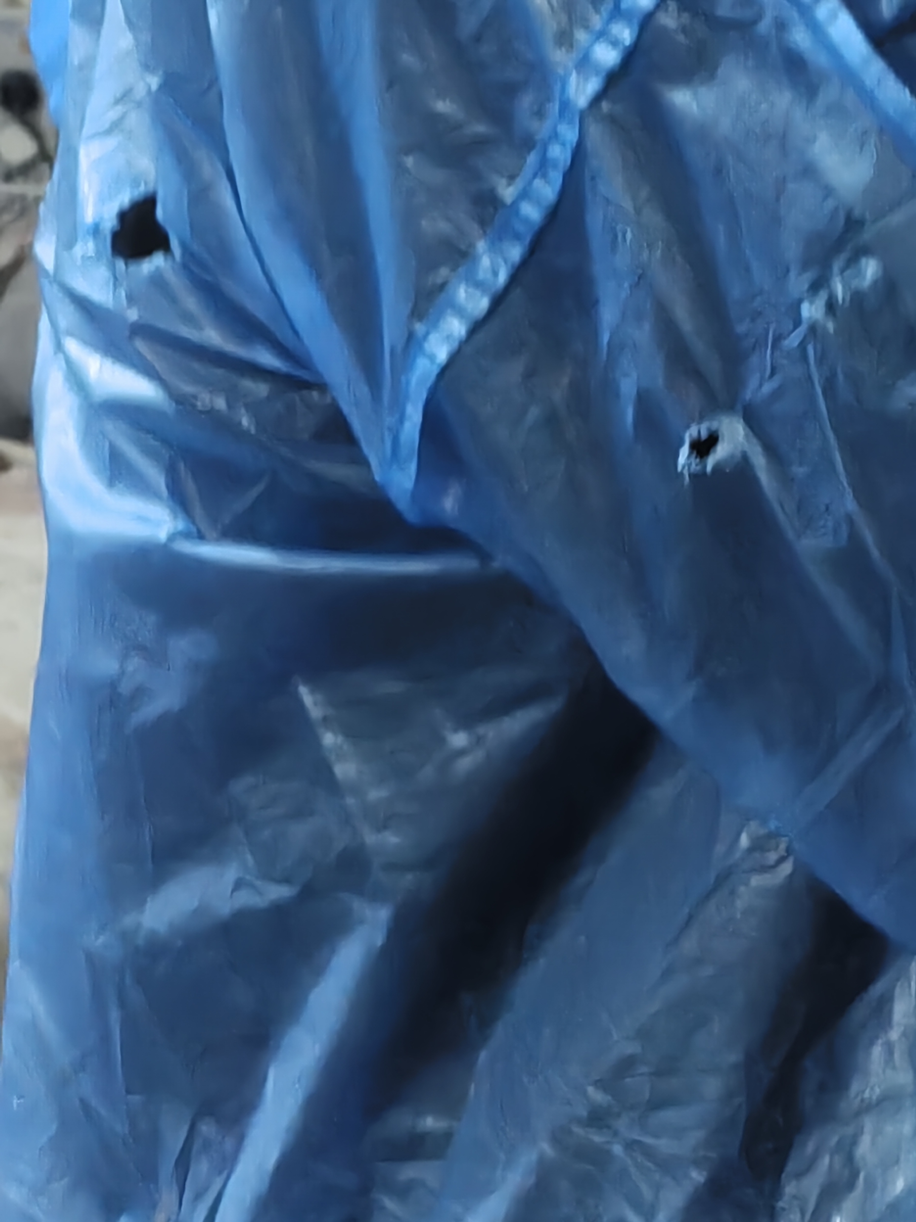 电动车装备长款雨衣防暴雨全身男女雨服成人便携雨披防雨轻便 蓝色款1件 实拍图