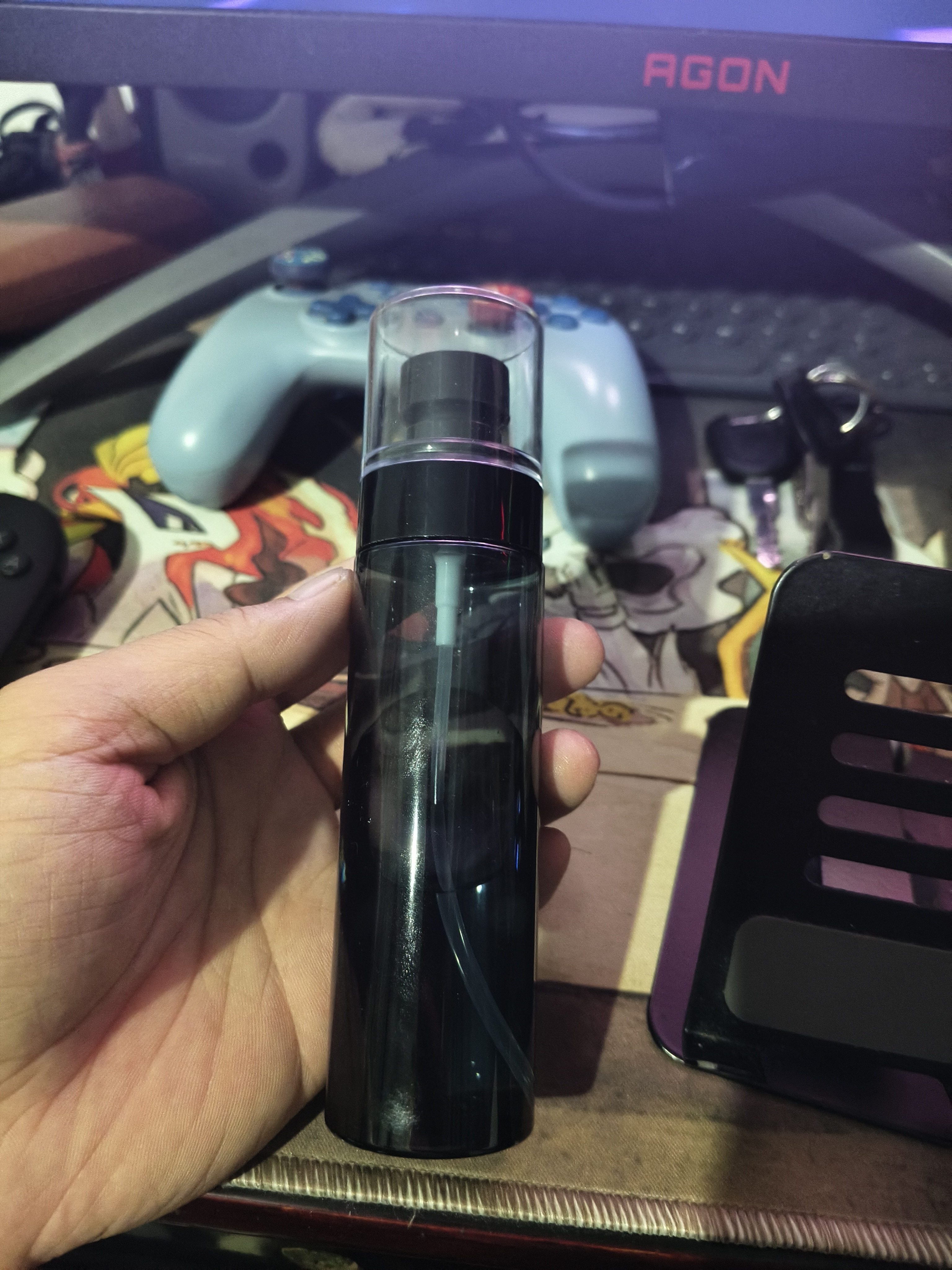 美肤语超细雾分装瓶喷雾瓶100ml*2 按压喷瓶脸部补水空瓶旅行便携MF8028 实拍图